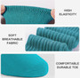 Chunky Stacked Scrunch Socks Turquoise 