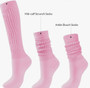 Chunky Stacked Scrunch Socks Light Pink