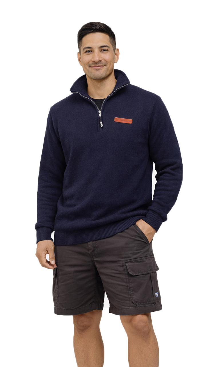 Stockman II Zip Collar Wool Jersey NORSEWEAR | New Zealand Natural