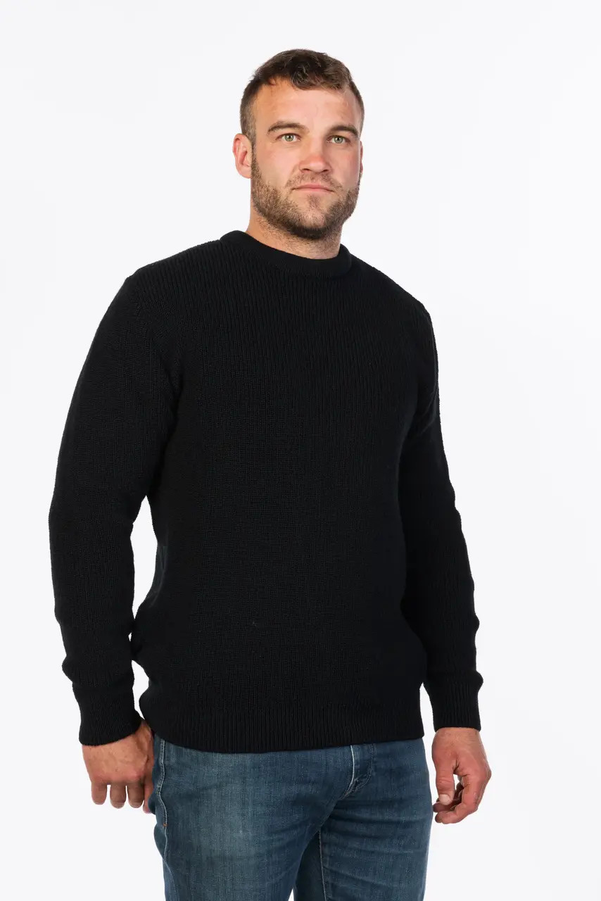 Backyard Wool Jersey Mens Knitwear NZ Natural Clothing
