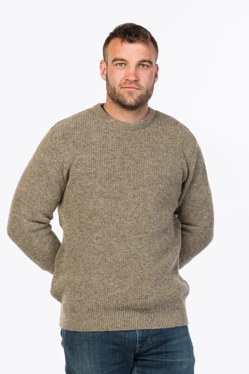 Backyard Wool Jersey | Mens Knitwear | NZ Natural Clothing