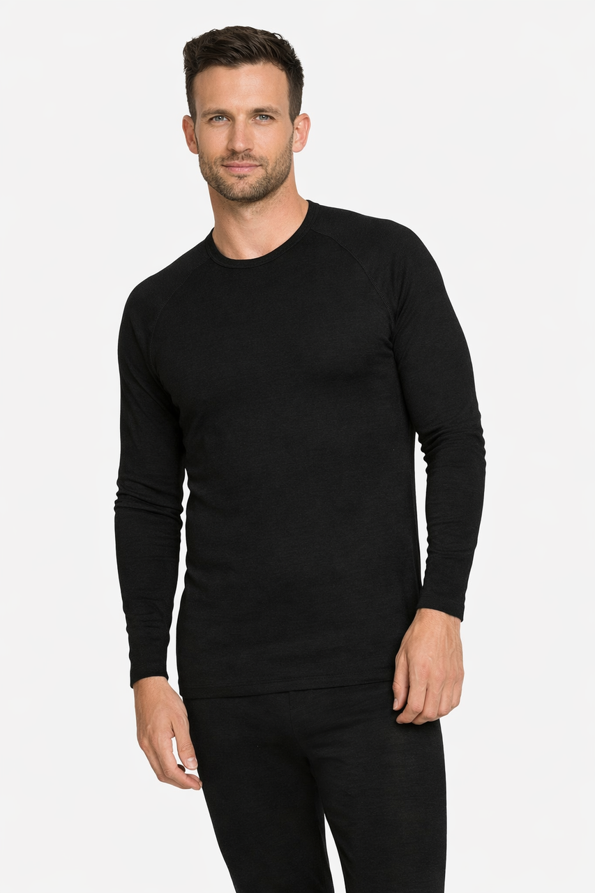 Fine Merino Mens Long Sleeve Undershirt | NZ Natural Clothing