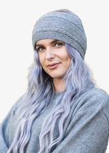 Cable Possum Merino Wool Headband KORU