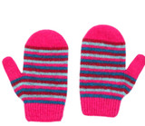 Kids Striped Mittens NATIVE WORLD