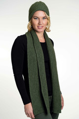 Ribbed Possum Merino Silk Beanies KORU