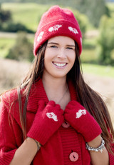 Sheep Possum Merino Silk Beanie KORU