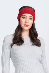 Plain Rib Fine Merino Headband ROYAL