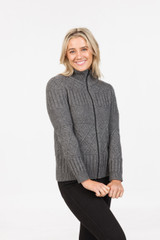 Cross Stitch Possum blend Full Zip Jacket NATIVE WORLD