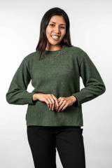 Split Hem Possum Merino Silk Jumper KORU