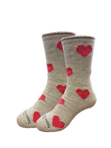 Possum Heart Sock NZ NATURAL CLOTHING