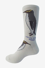 New Zealand Yellow Eyed Penguin Merino Wool Dress Sock NZNC New Zealand Yellow Eyed Penguin Merino Wool Dress Sock NZNC