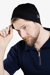 Dual layer Superfine Merino Wool Beanie BRASS MONKEY
