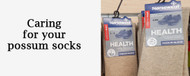 Caring for your possum socks