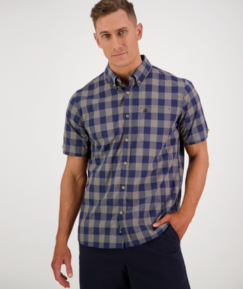 Rings Beach S/S Cotton Shirt SWANNDRI Rings Beach S/S Cotton Shirt SWANNDRI