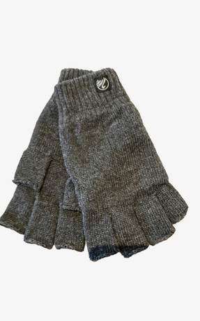 Fleece Lined Wool blend Fingerless Gloves SWANNDRI Fleece Lined Wool blend Fingerless Gloves SWANNDRI