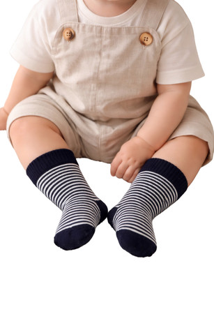Stripe Merino Wool Baby Socks NORSEWEAR