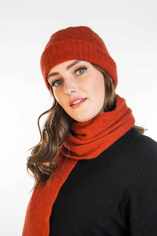 Lightweight Possum Merino Silk Beanie KORU