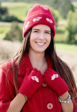 Sheep Possum Merino Silk Beanie KORU