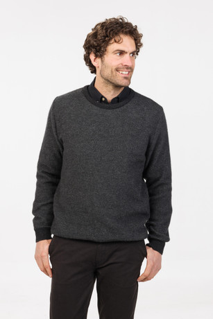 Textured Crew Sweater NATIVE WORLD Textured Crew Sweater NATIVE WORLD