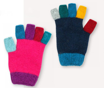 Multi Fingerless Kids Gloves NATIVE WORLD Multi Fingerless Kids Gloves NATIVE WORLD