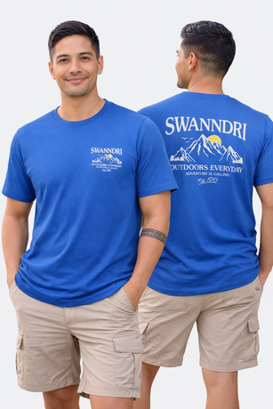 Mountain Top Printed T Shirt SWANNDRI