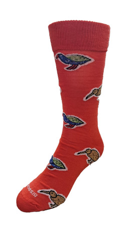 Kiwiana Birds Sock NZ SOCK