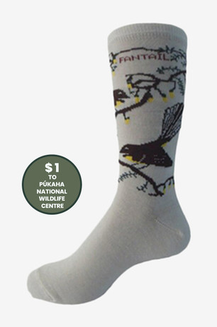New Zealand Fantail Merino Wool Dress Sock NZNC New Zealand Fantail Merino Wool Dress Sock NZNC