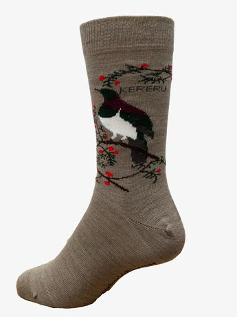 New Zealand Kereru Merino Wool Dress Sock NZNC New Zealand Kereru Merino Wool Dress Sock NZNC