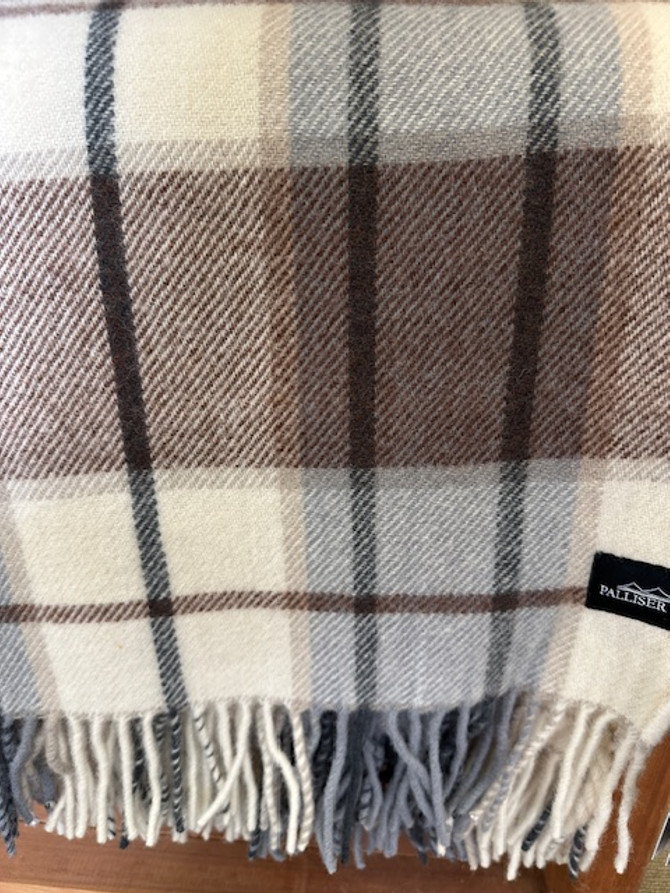 Large Twill Check Throw Blanket PALLISER RIDGE