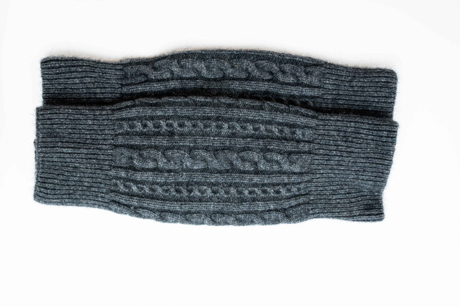 Cable Possum Merino Wool Leg Warmers KORU