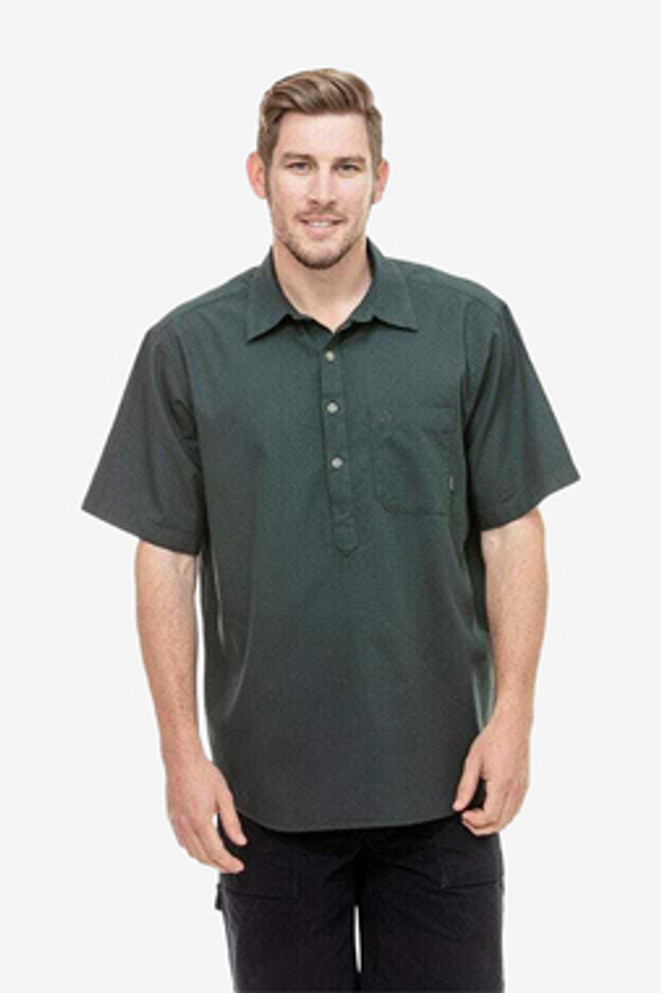 Paihia Short Sleeved Half Button Shirt SWANNDRI