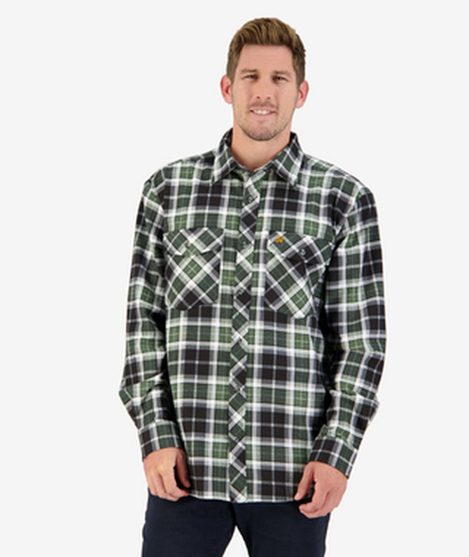 Egmont Full Button Cotton Shirt Twin Pack SWANNDRI