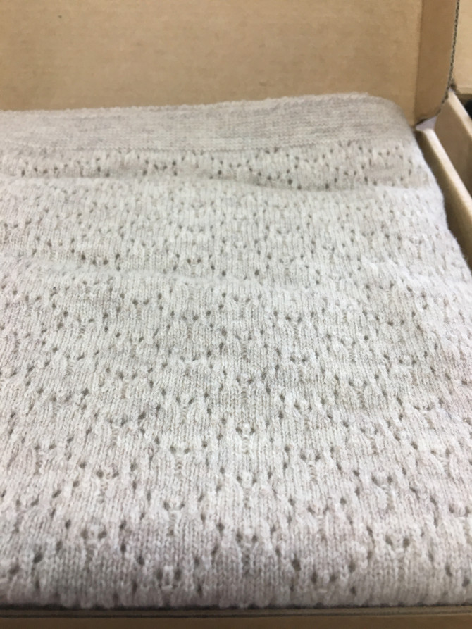 Baby Eva Merino Silk Bassinet Blanket MILL LANE