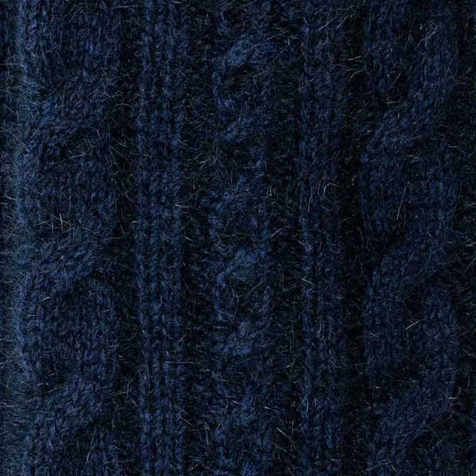 Thread Through Cable Possum Merino Wool Silk Scarf KORU