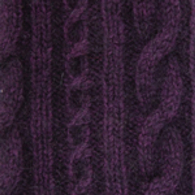 Thread Through Cable Possum Merino Wool Silk Scarf KORU
