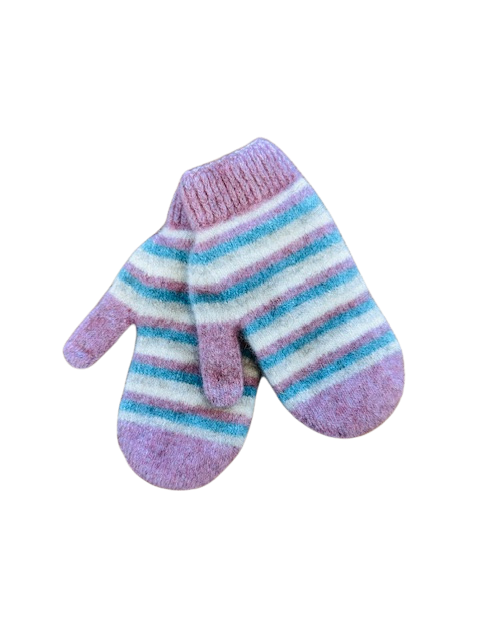 Kids Striped Mittens NATIVE WORLD