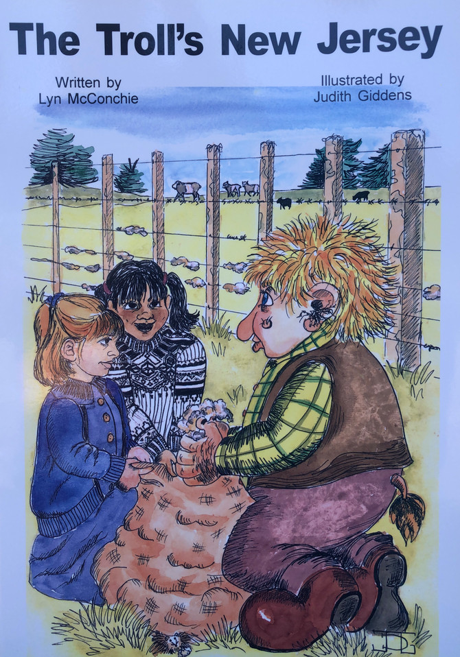 The Troll's New Jersey Book Author Lyn McConchie Norsewood NZ The Troll's New Jersey Book Author Lyn McConchie Norsewood NZ