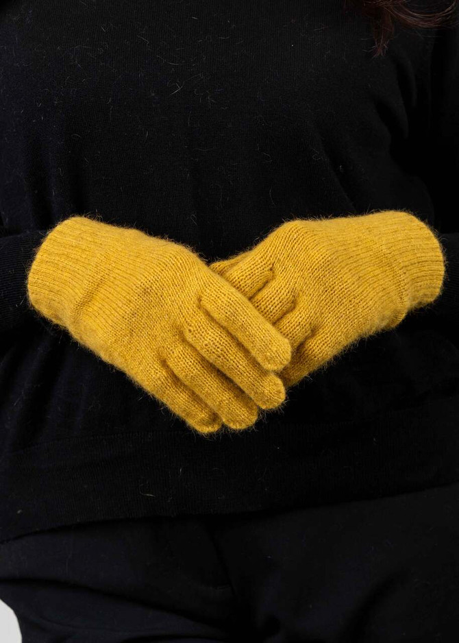Possum Merino Silk Gloves KORU