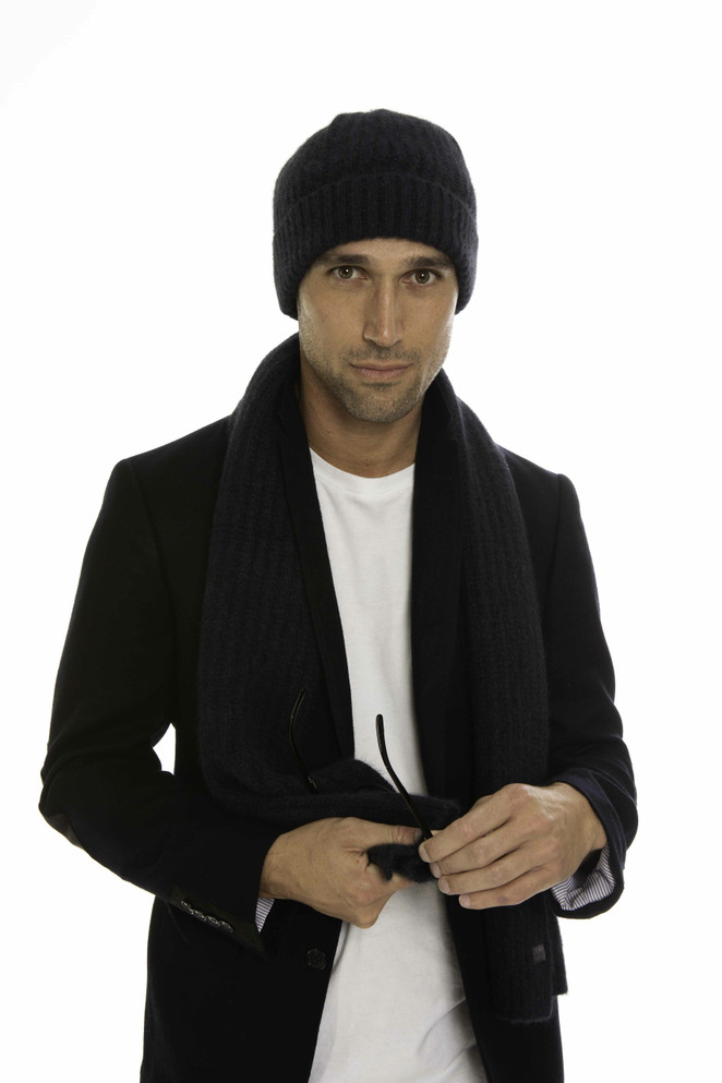 Ribbed Possum Merino Silk Beanies KORU