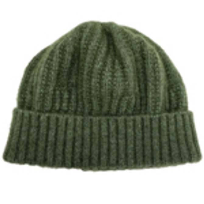 Ribbed Possum Merino Silk Beanies KORU