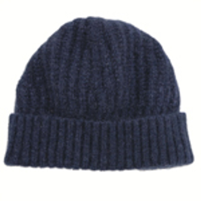 Ribbed Possum Merino Silk Beanies KORU