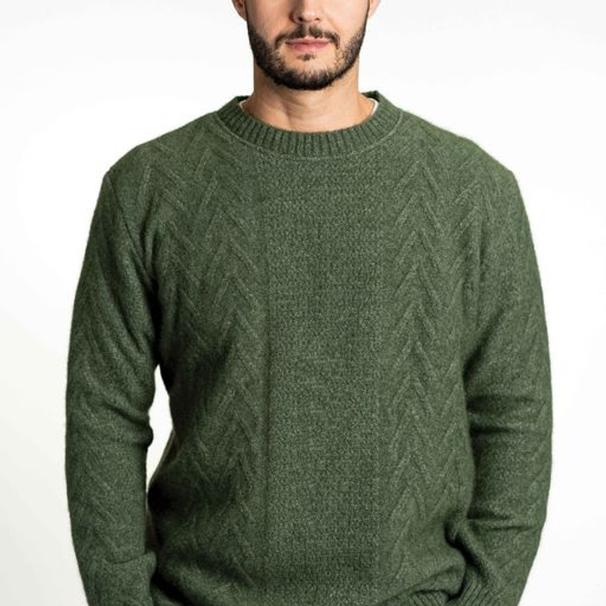 Crew Neck Aran Jumper KORU