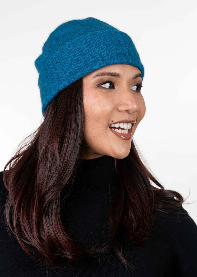 Lightweight Possum Merino Silk Beanie KORU