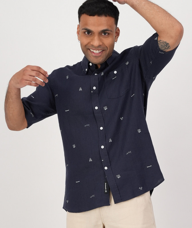 Benfell 100% Linen S/S Shirt SWANNDRI