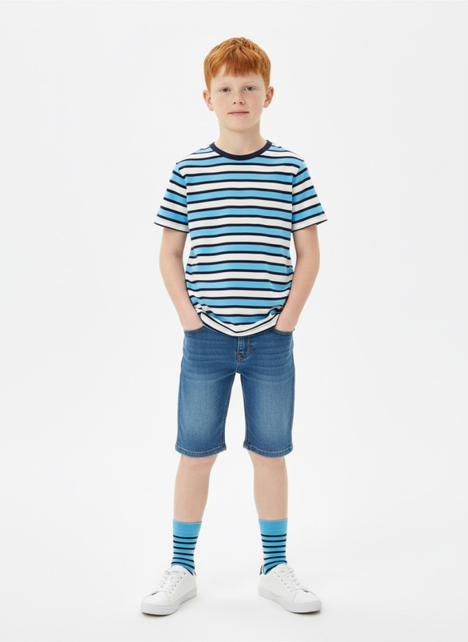 Kid's Merino Wool Fine Stripe NORSEWEAR
