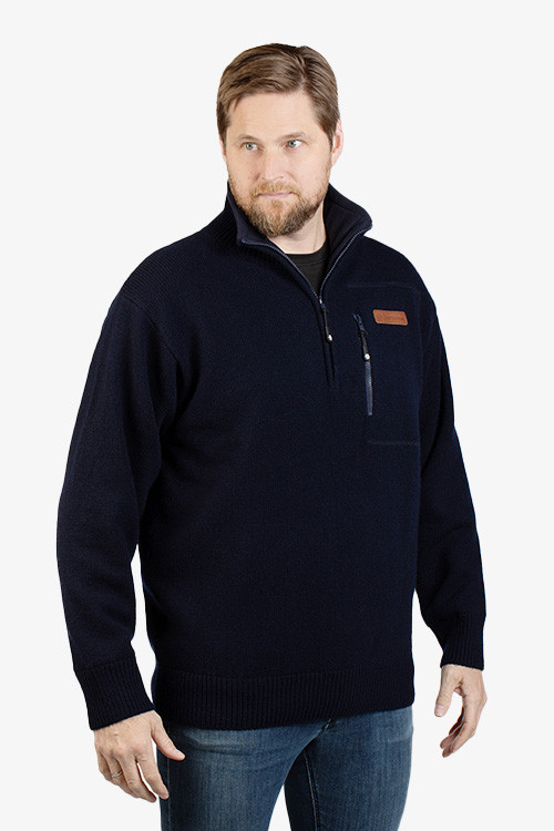 Ruahine II Woolen Windproof Lined Jersey | NZ Natural Clothing Limited