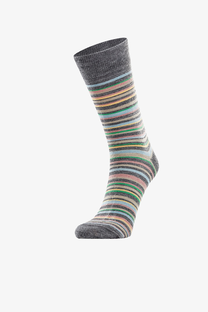 Fine Stripe Merino blend Dress Sock NORSEWEAR