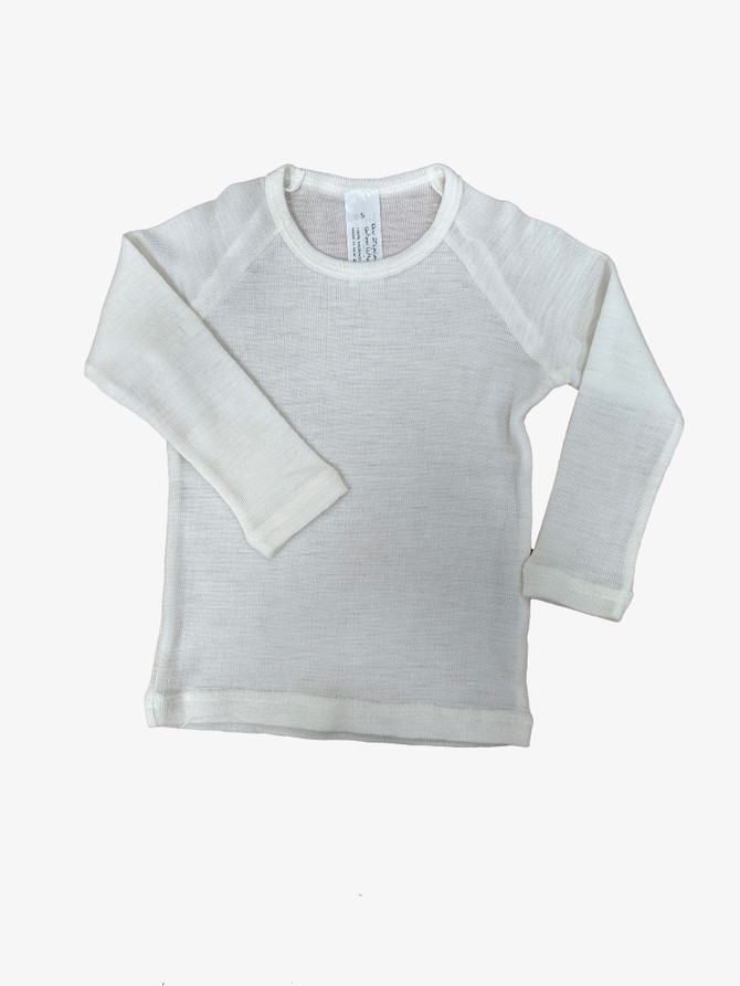 Kid's Rib Merino wool Long Sleeve Top