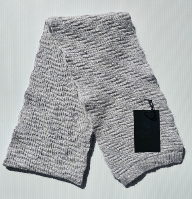 KORU POSSUM MERINO WOOL SILK PROMO SCARF