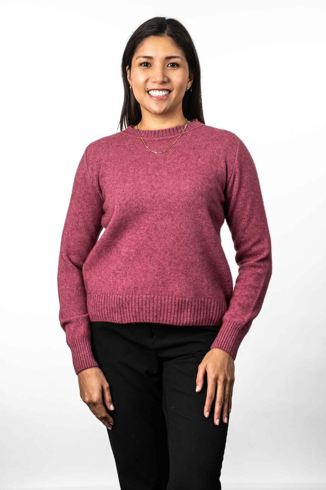 Crew Neck Possum Merino Silk Jumper KORU